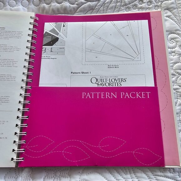 Better Homes & Gardens Quilt-Lovers Favorites Volume 5, Hardcover Spiral Bound - Picture 6 of 13